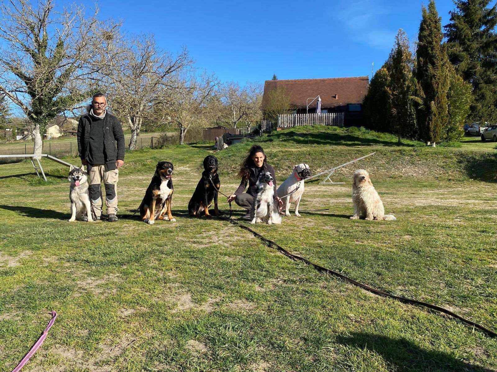 garderie-de-jour-chien-dordogne Centre d’éducation canine en Dordogne spécialisé dans les chiens difficiles et l’accompagnement des propriétaires
